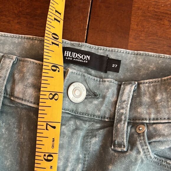 Hudson Nico Acid-Wash Mid-Rise Super Skinny Jeans- Size 27- NWOT - Picture 8 of 11